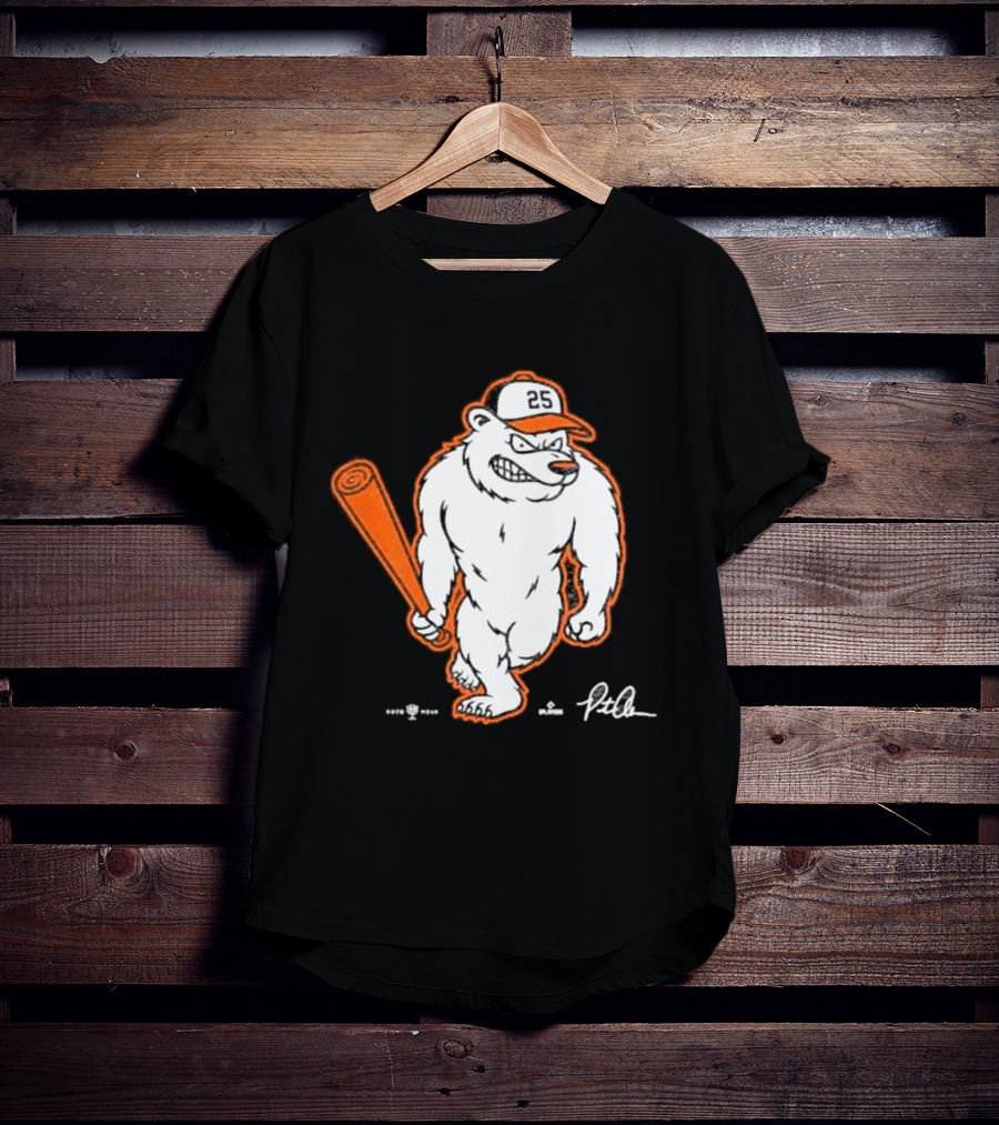 Baltimore Orioles Polar Bear Pete Alonso Baseball Bat T-Shirt
