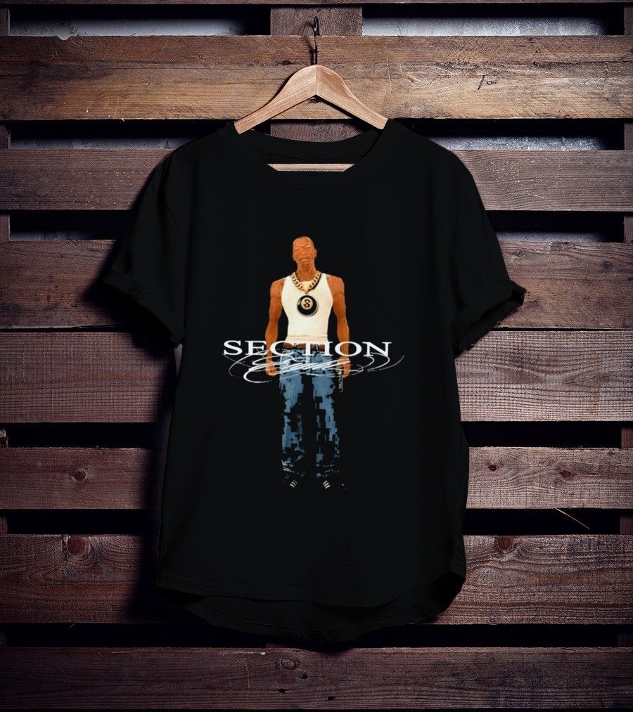 Section 8 CJ Black Gold Chain T-Shirt