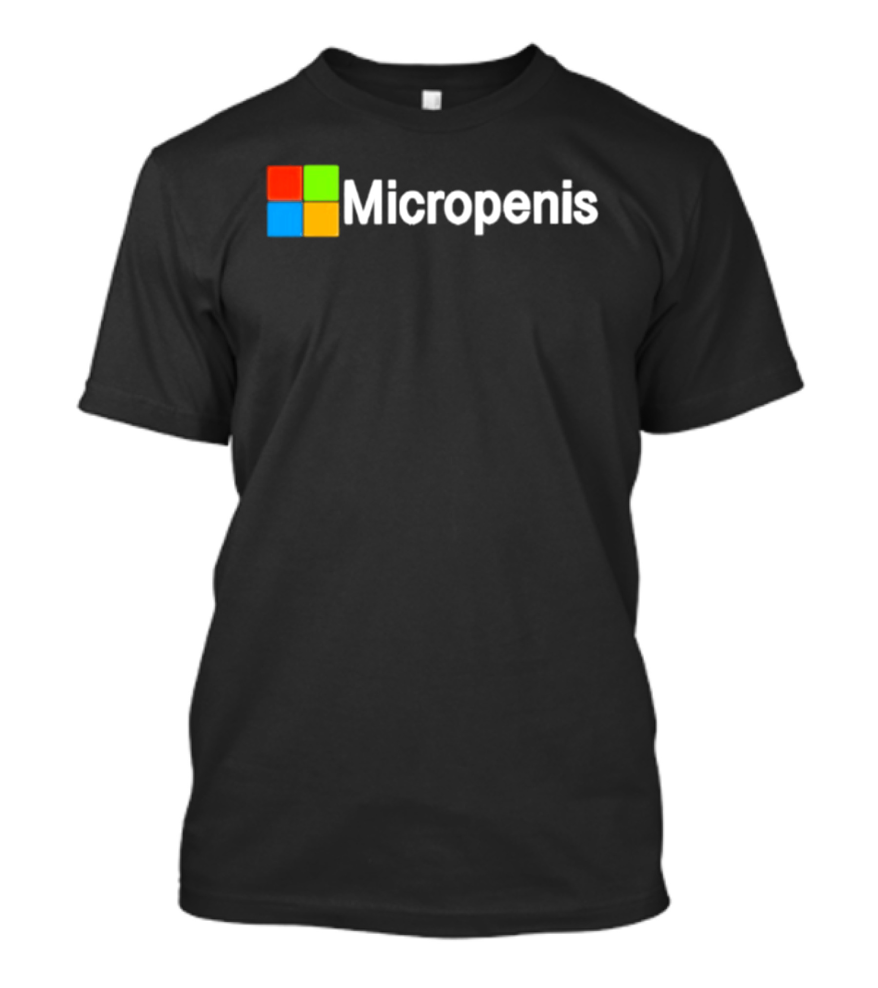 Micropenis Microsoft Parody Blocks T-Shirt