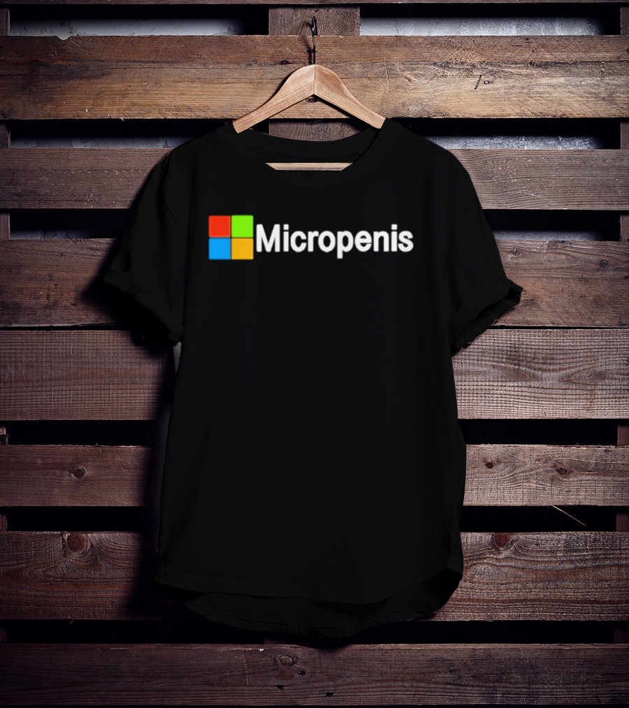 Micropenis Microsoft Parody Blocks T-Shirt