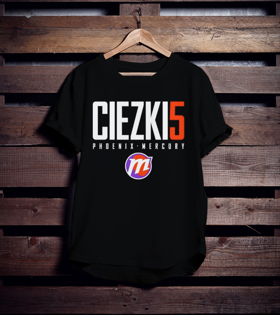 Ciezki 5 Phoenix Mercury WNBA M Basketball Fan T-Shirt