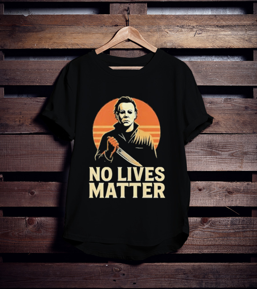Michael Myers No Lives Matter Halloween Vintage Knife T-Shirt
