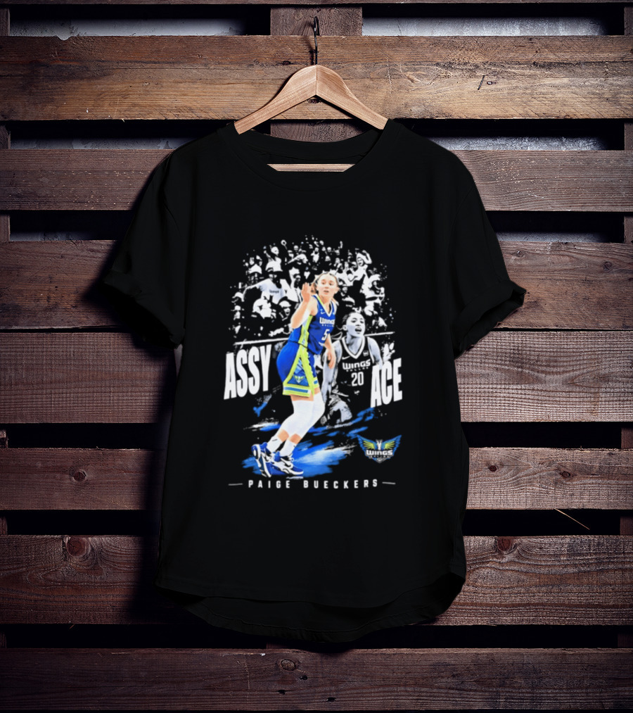 Paige Bueckers Assy Ace Dallas Wings No 5 T-Shirt