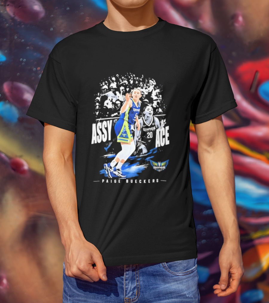 Paige Bueckers Assy Ace Dallas Wings No 5 T-Shirt