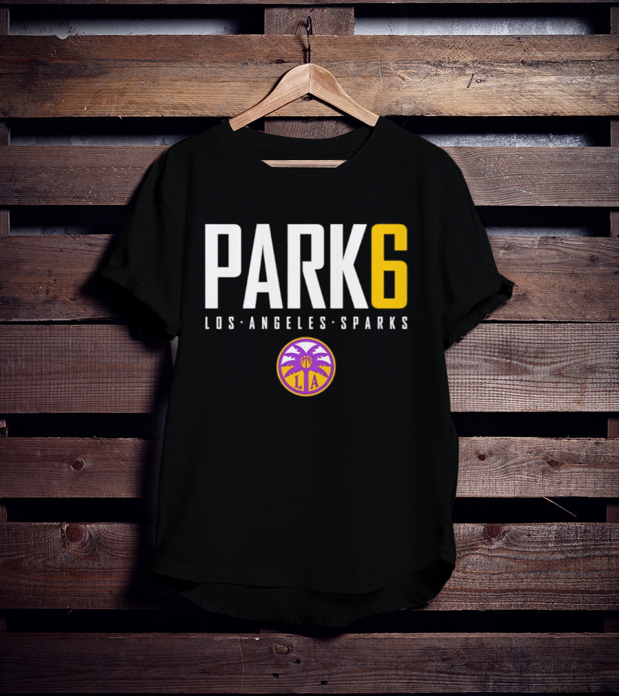 Park 6 Los Angeles Sparks WNBA Basketball T-Shirt
