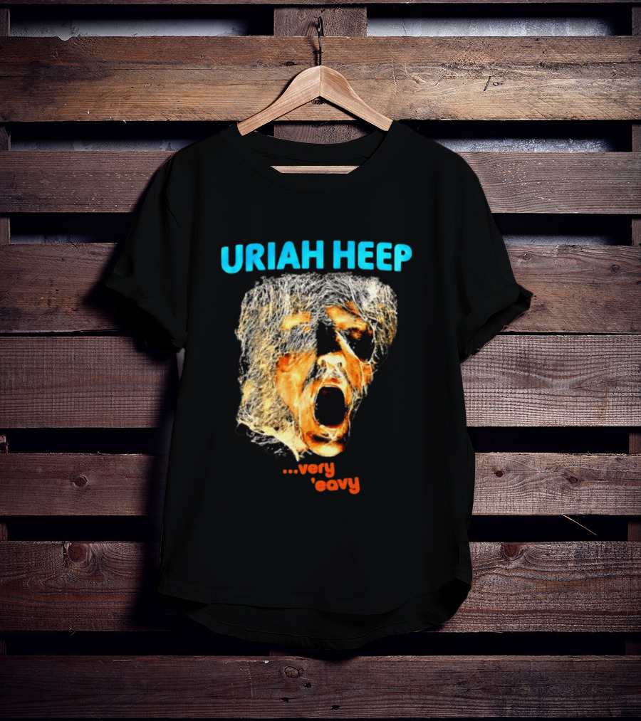 Uriah Heep Very 'Eavy Album Cover Art Hard Rock Music T-Shirt