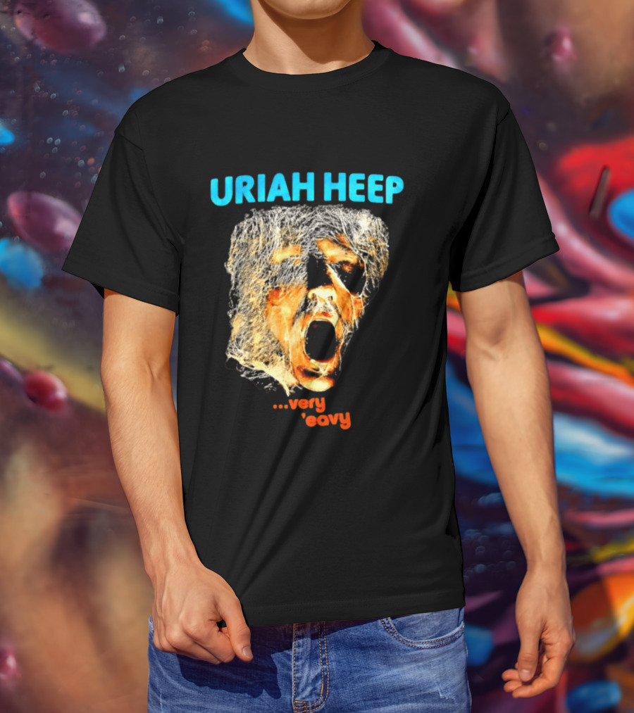 Uriah Heep Very 'Eavy Album Cover Art Hard Rock Music T-Shirt