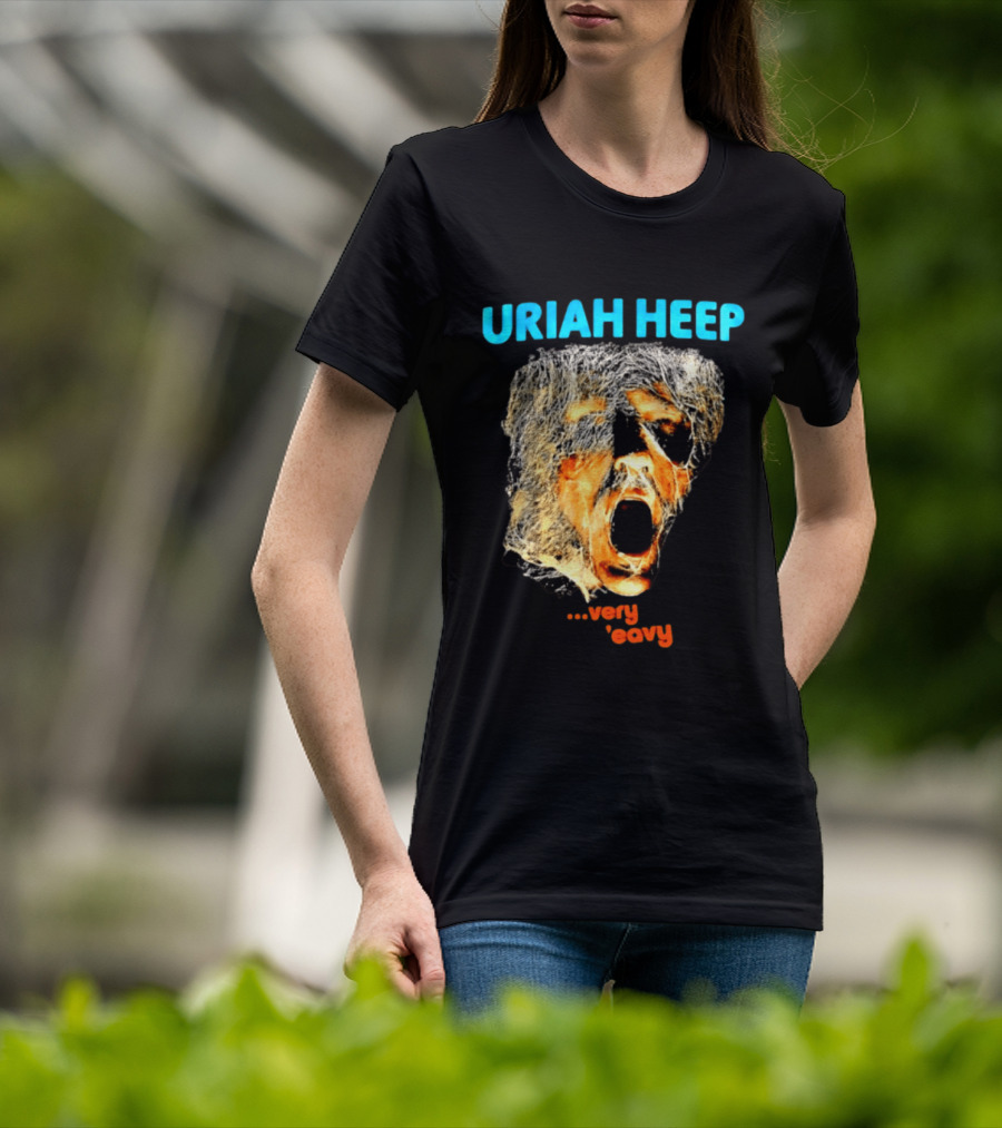 Uriah Heep Very 'Eavy Album Cover Art Hard Rock Music T-Shirt