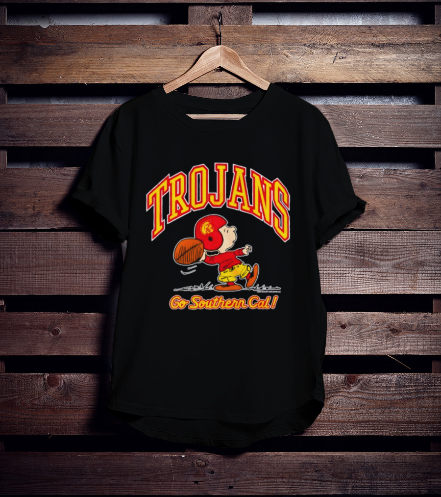 Trojans Peanuts Charlie Brown Go Southern Cal T-Shirt