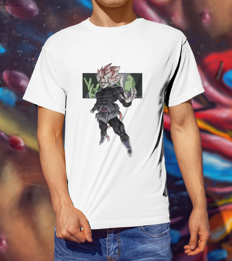 Goku Black Zamasu Fusion Dragon Ball Super Anime Villain Transformation T-Shirt