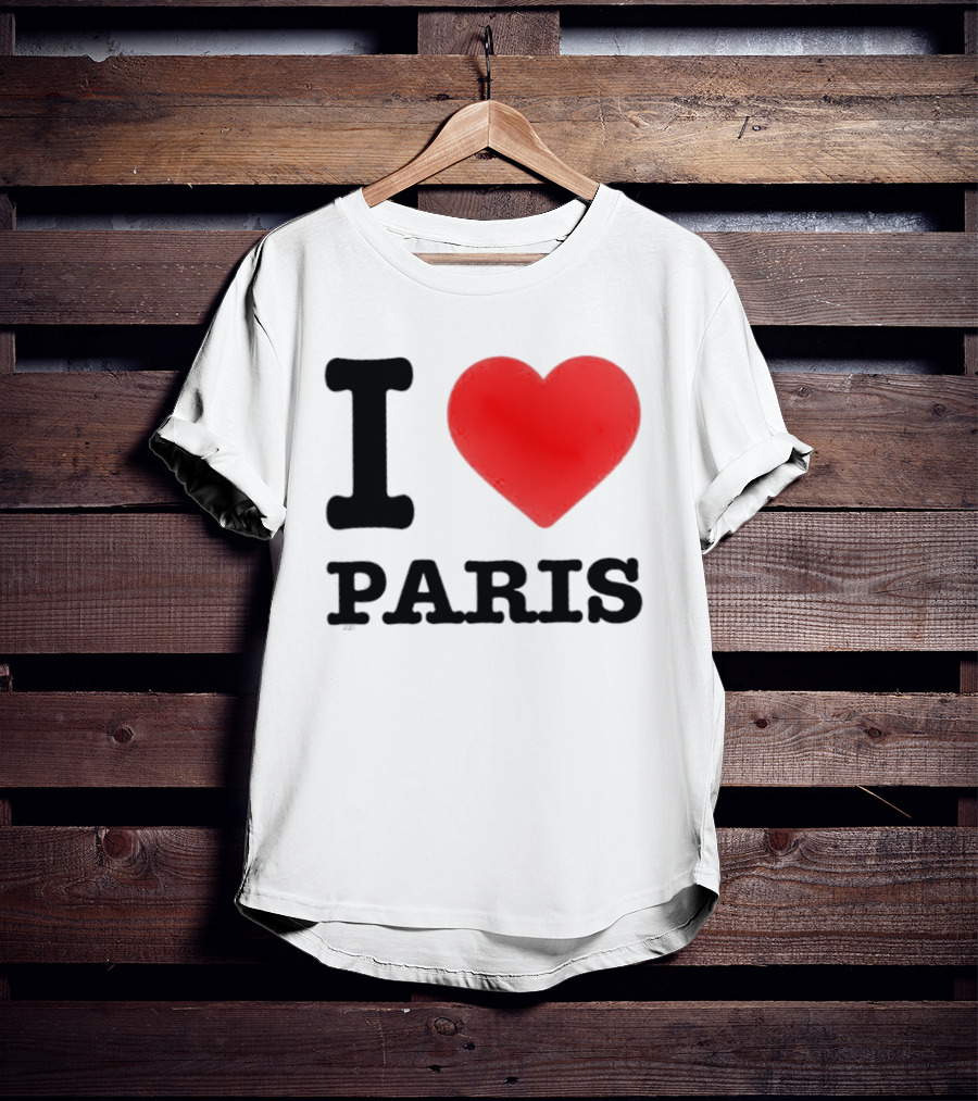 I Love Paris France City Of Light Travel T-Shirt