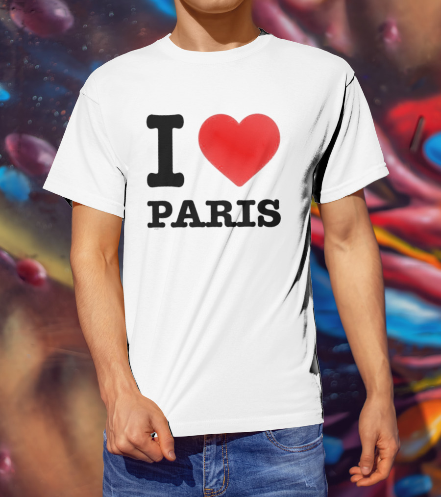 I Love Paris France City Of Light Travel T-Shirt