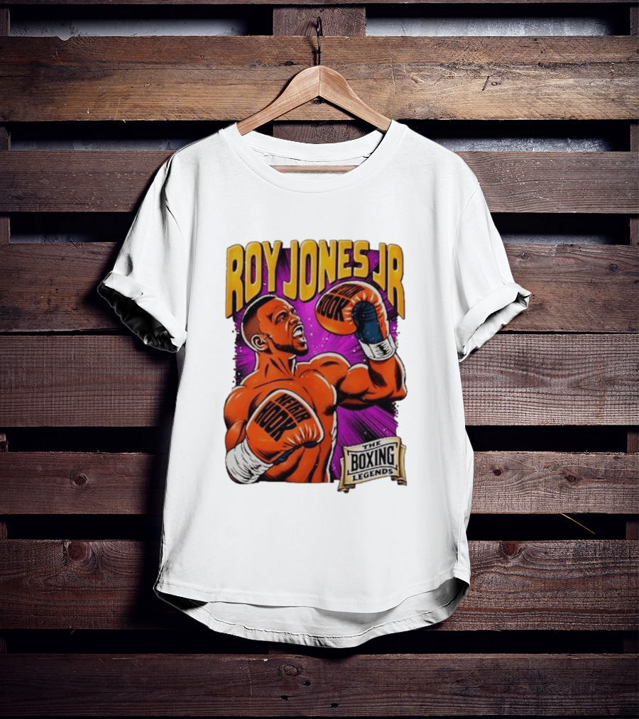 Roy Jones Jr Captain Hook Boxing Legends Wear Hook T-Shirt