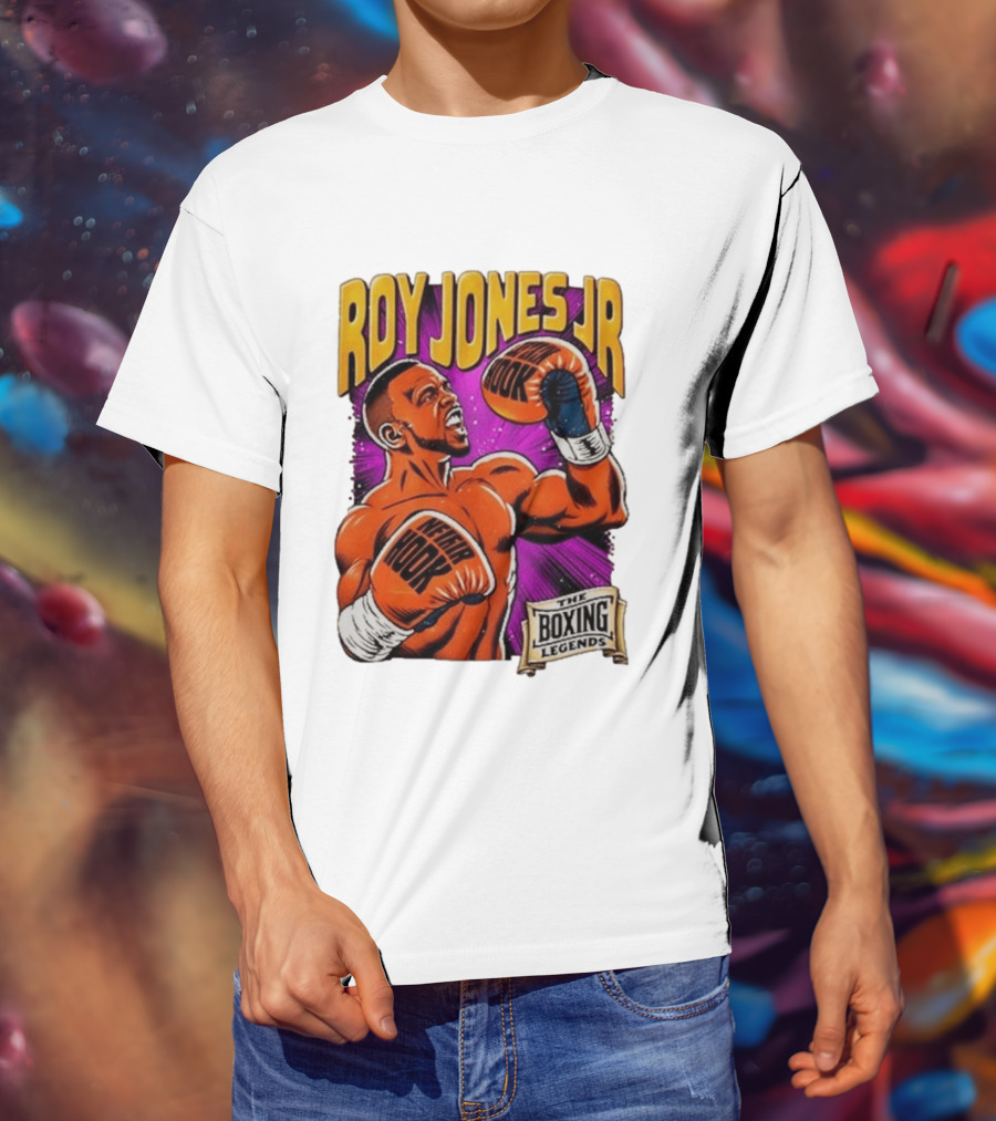 Roy Jones Jr Captain Hook Boxing Legends Wear Hook T-Shirt