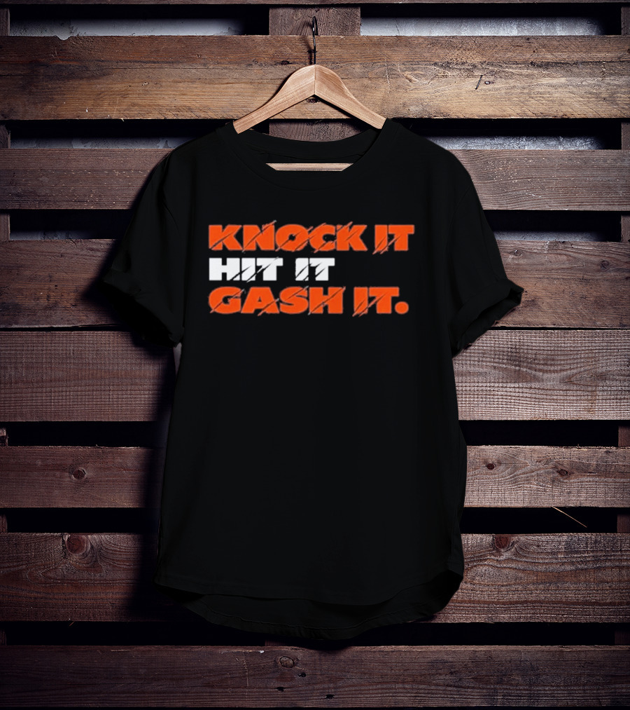 Chicago Bears Knock It Hit It Gash It T-Shirt