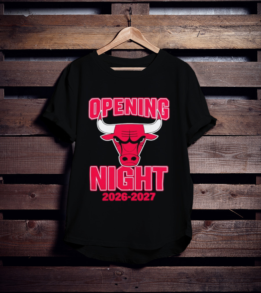 Chicago Bulls Opening Night 2026 2027 NBA T-Shirt
