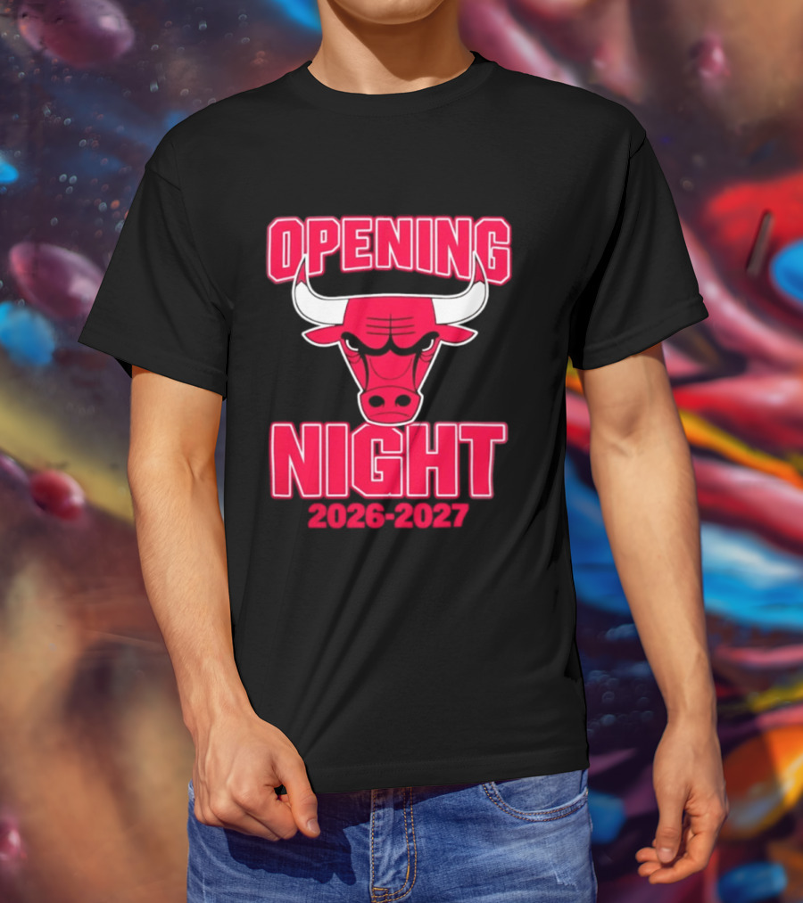 Chicago Bulls Opening Night 2026 2027 NBA T-Shirt