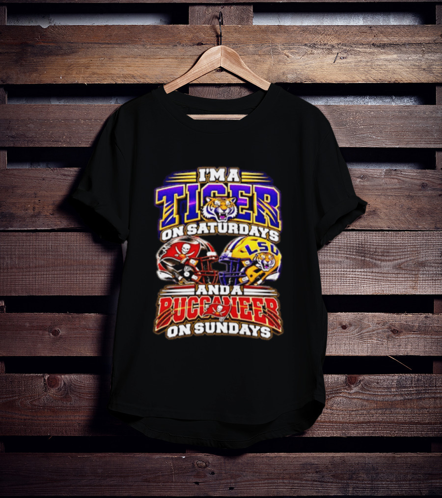 I'm A Tiger On Saturdays And A Buccaneer On Sundays T-Shirt