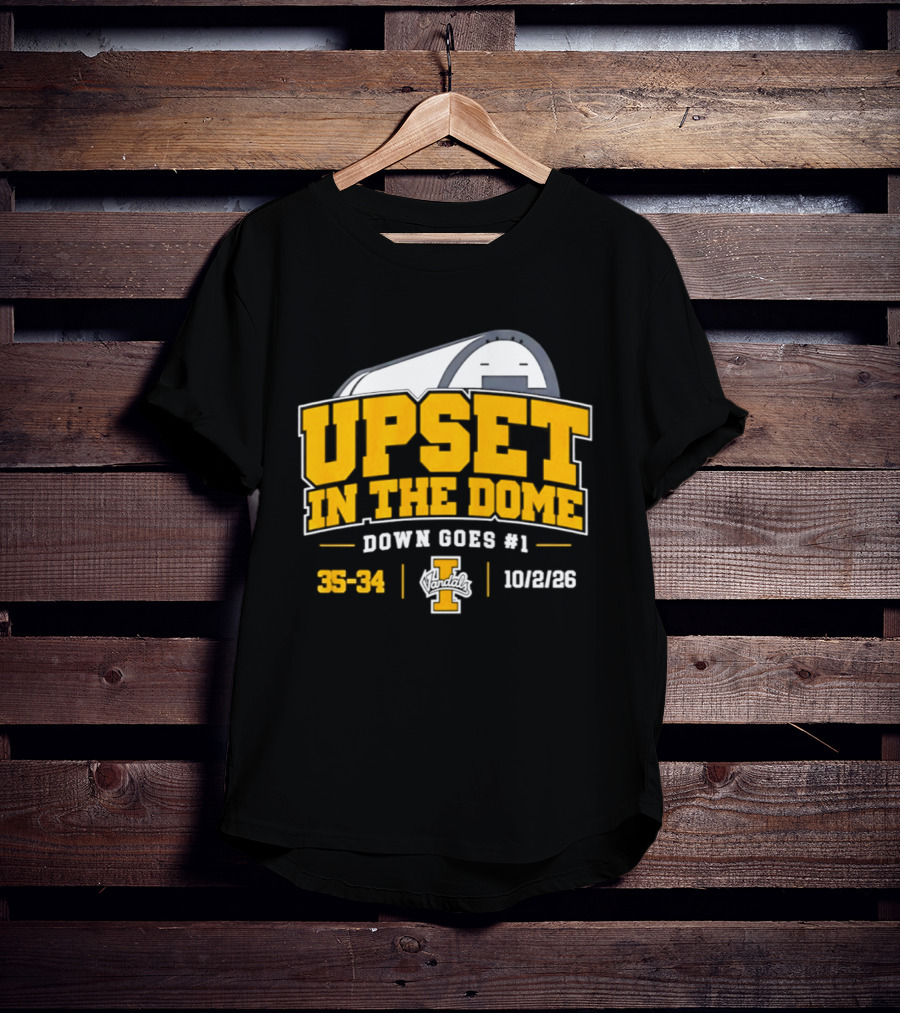 Idaho Vandals Upset In The Dome 35 34 Bown Goes #1 10/12/26 T-Shirt