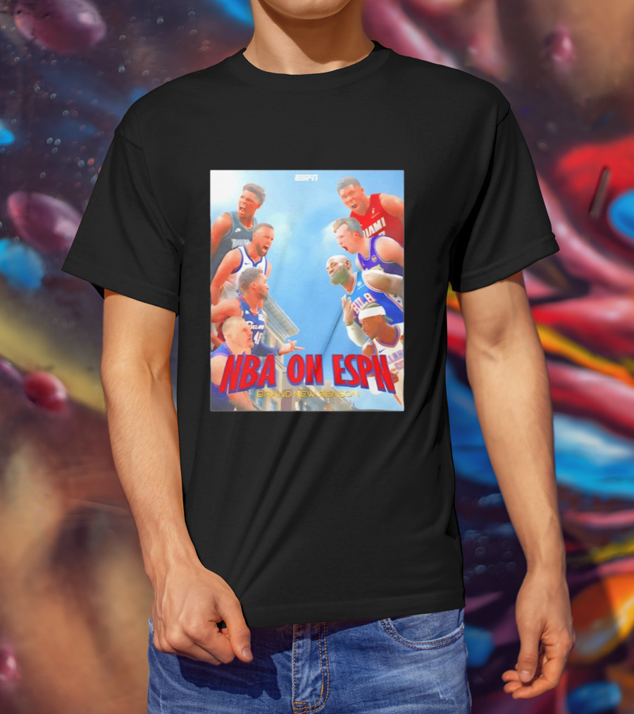 NBA On ESPN Brand New Season 2026 Opening Week Matchups T-Shirt