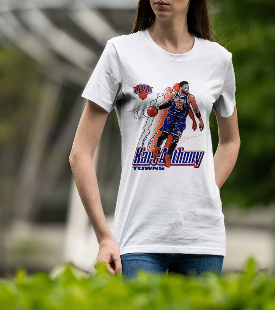 Karl Anthony Towns New York Knicks Basketball 32 T-Shirt