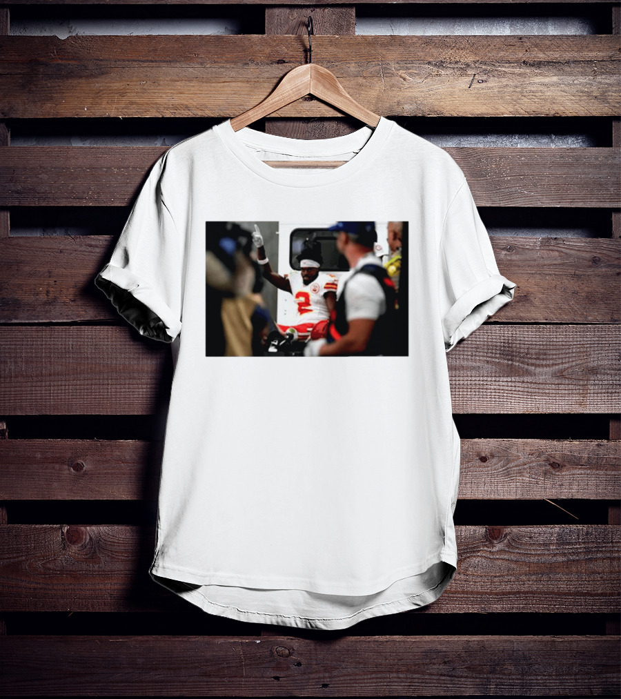 Tyquan Thornton Kansas City Chiefs Number 2 On Field Celebration 2026 T-Shirt