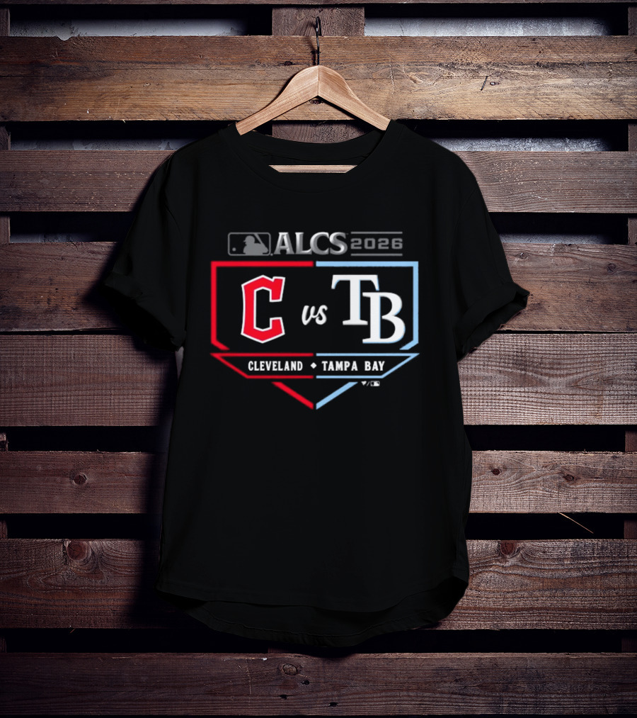 Cleveland Guardians Vs Tampa Bay Rays 2026 ALCS Matchup Official MLB T-Shirt