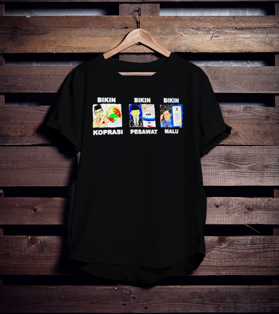 Indonesia Bikin Koprasi Pesawant Malu Comic T-Shirt
