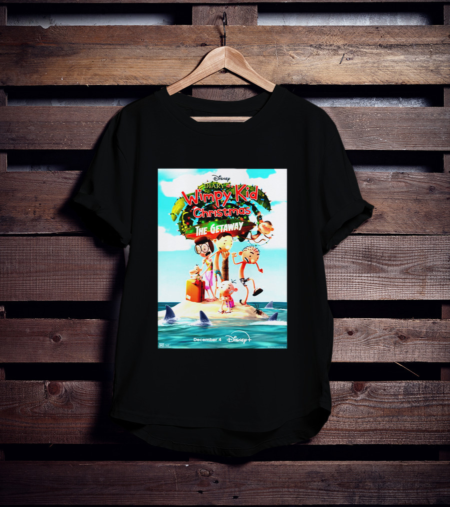 Disney Diary Of A Wimpy Kid Christmas The Getaway December 4 Disney+ T-Shirt