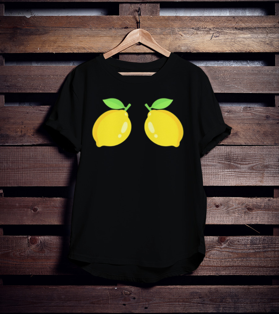 Lemons Over Boobs Bold Citrus T-Shirt