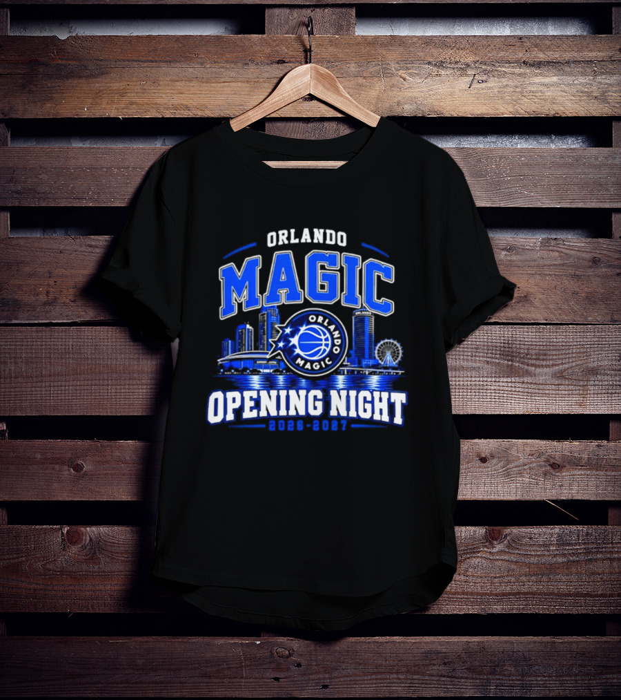 Orlando Magic Opening Night 2026 2027 City Skyline T-Shirt