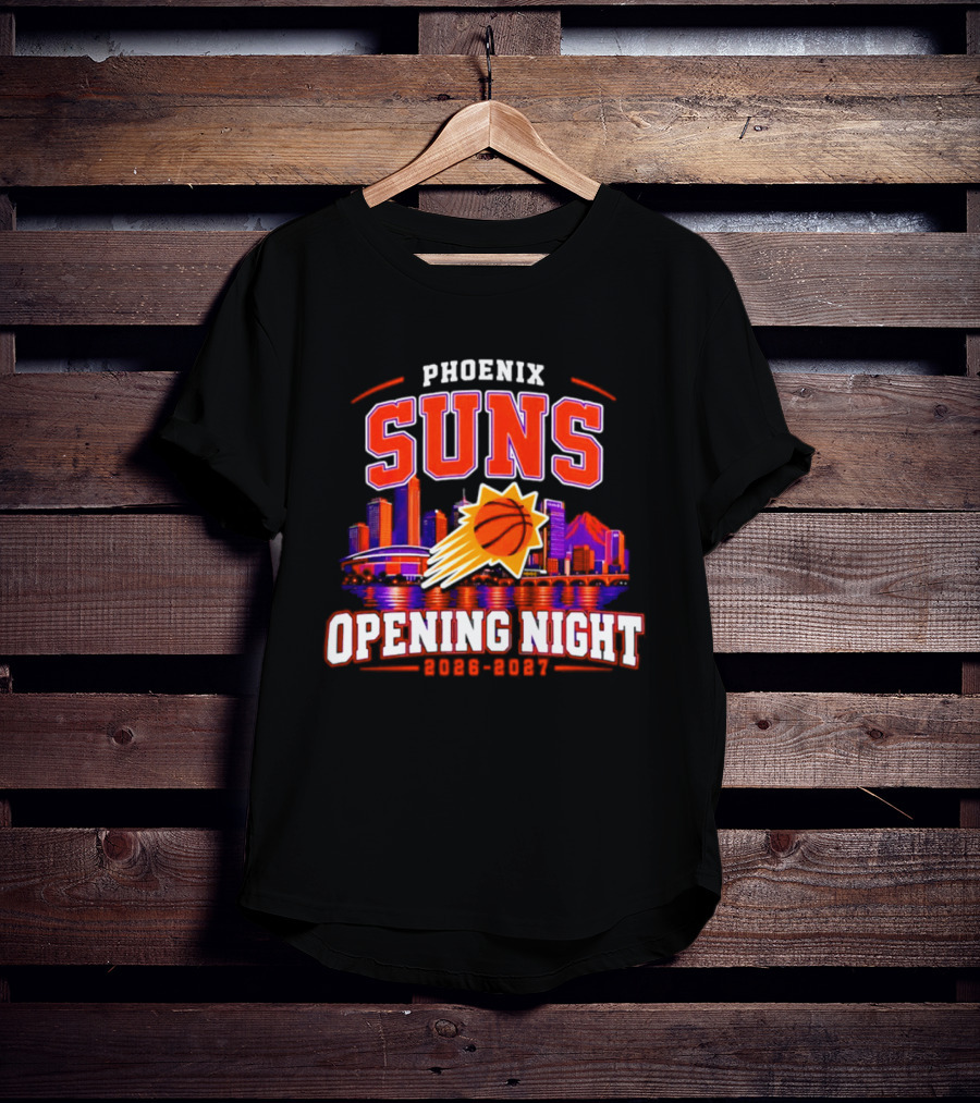 Phoenix Suns Opening Night 2026 2027 City Skyline T-Shirt