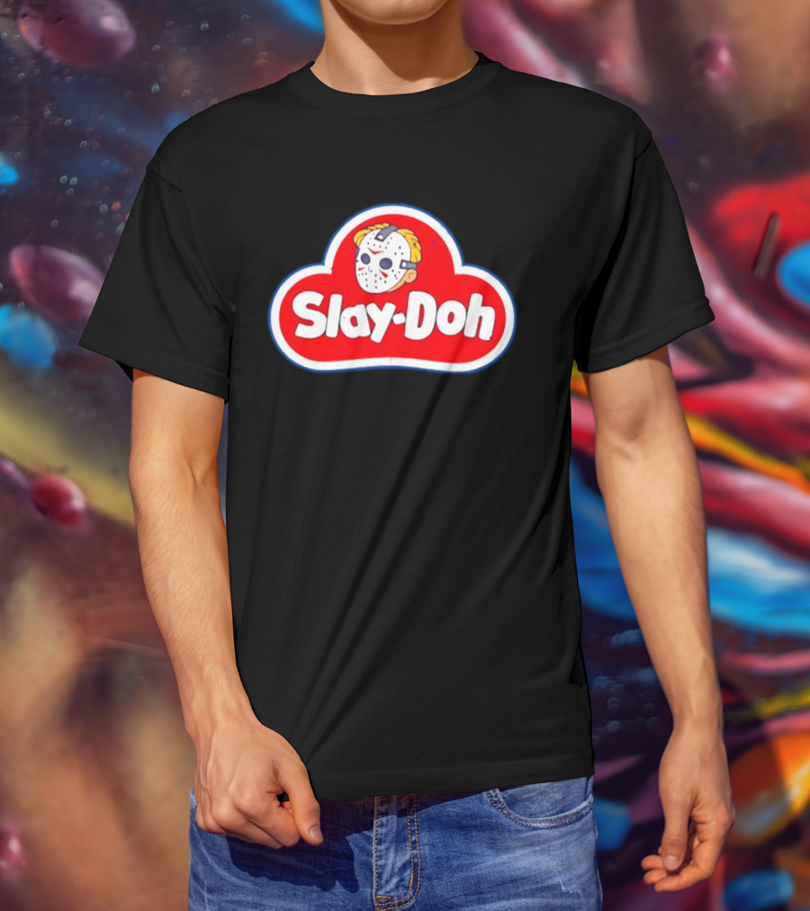 Slay Doh Jason Voorhees Mashup Friday The 13th T-Shirt