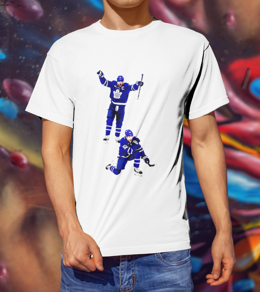 Auston Matthews Gavin McKenna Toronto Maple Leafs Firts One Hockey Players T-Shirt