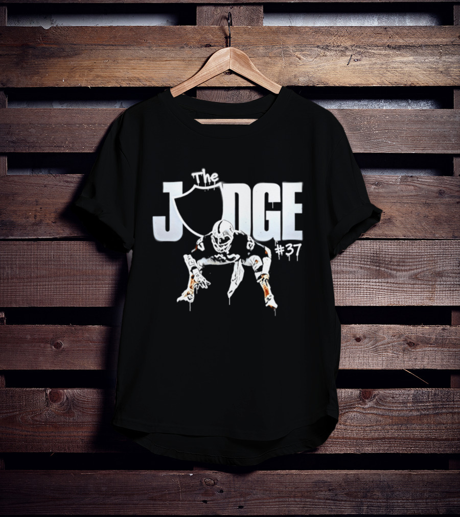 Judge #37 Lester Hayes Las Vegas Raiders Football T-Shirt
