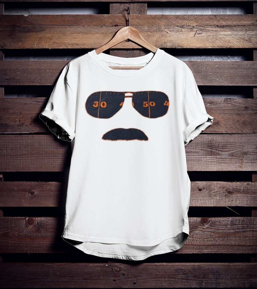 Chicago Bears Mike Ditka Sunglasses Mustache 30 40 50 T-Shirt