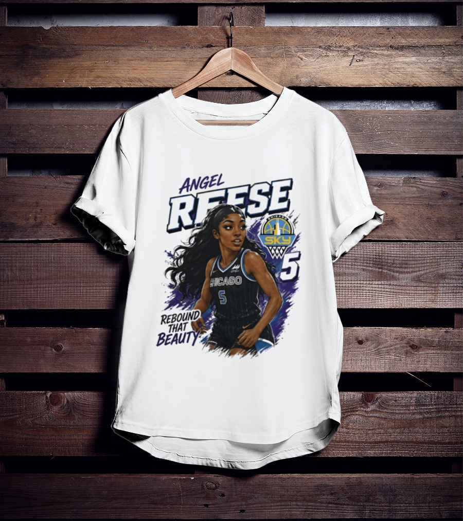 Angel Reese Chicago Sky 5 Rebound That Beauty T-Shirt