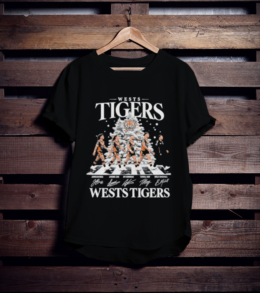 Wests Tigers Abbey Road Christmas 2026 Team Sport T-Shirt