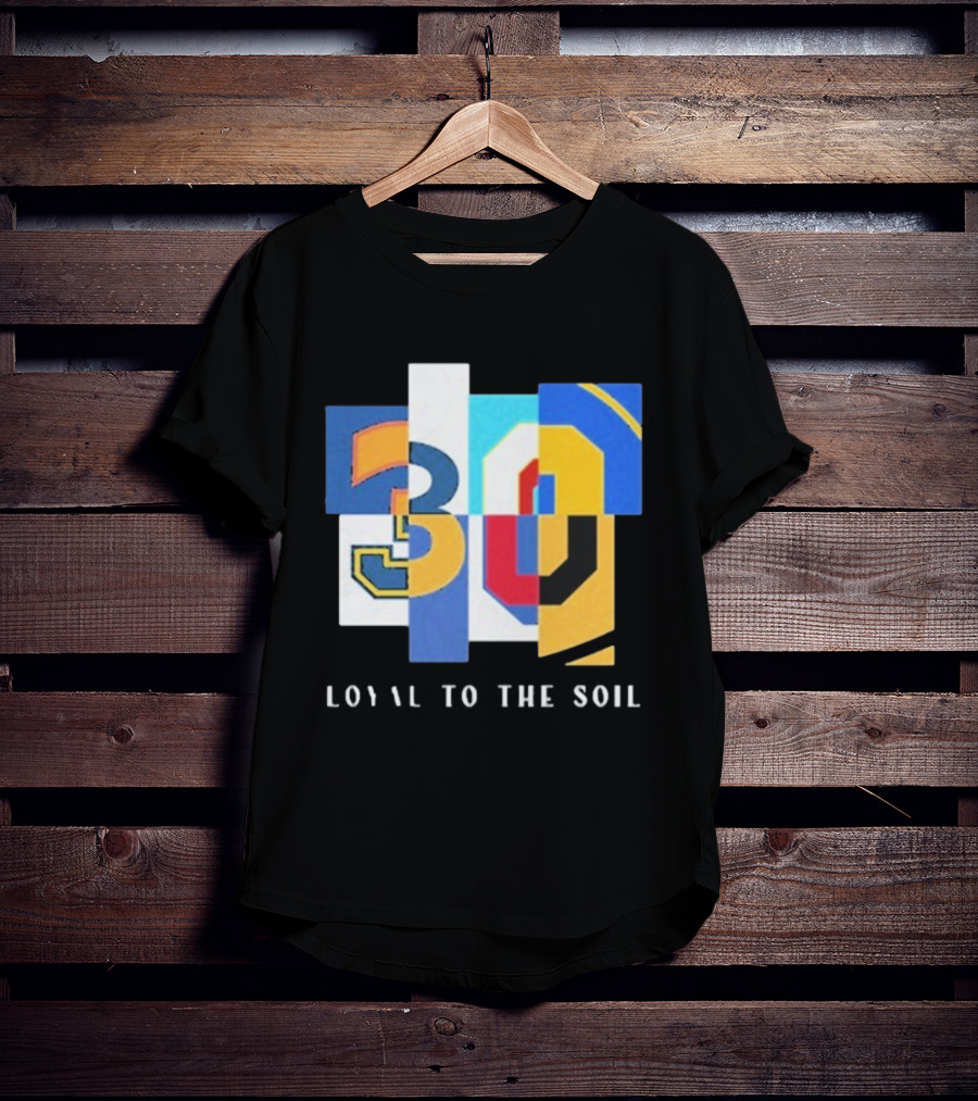 30 Loyal To The Soil Sports-Inspired Patchwork Style T-Shirt