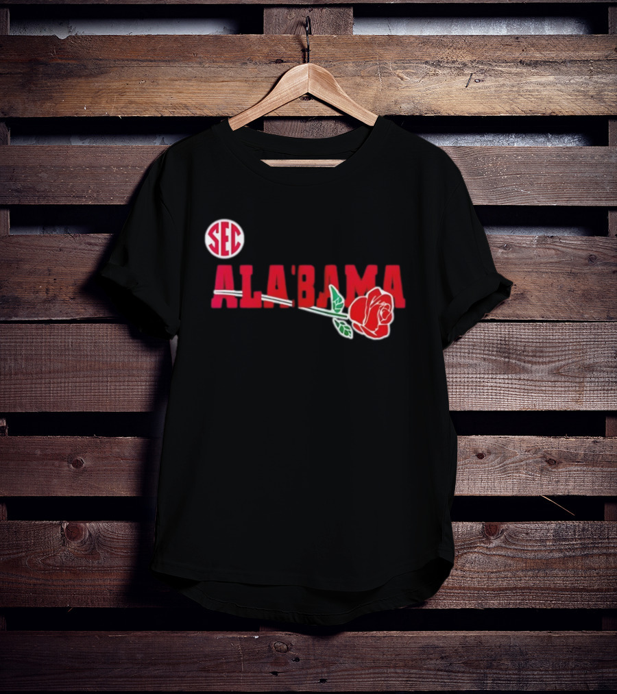 SEC Alabama Crimson Tide Rose Bowl 2026 T-Shirt