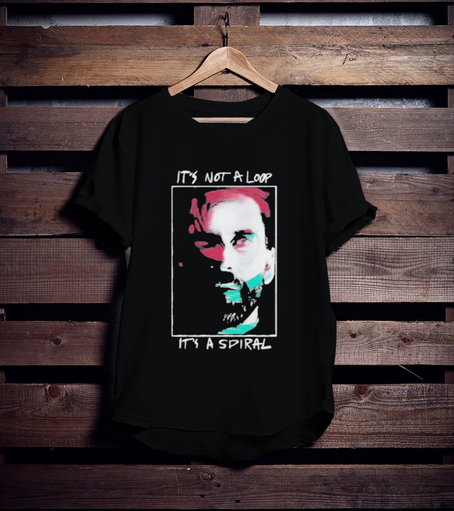 Alan Wake 2 It's Not A Loop It's A Spiral Portrait Style T-Shirt