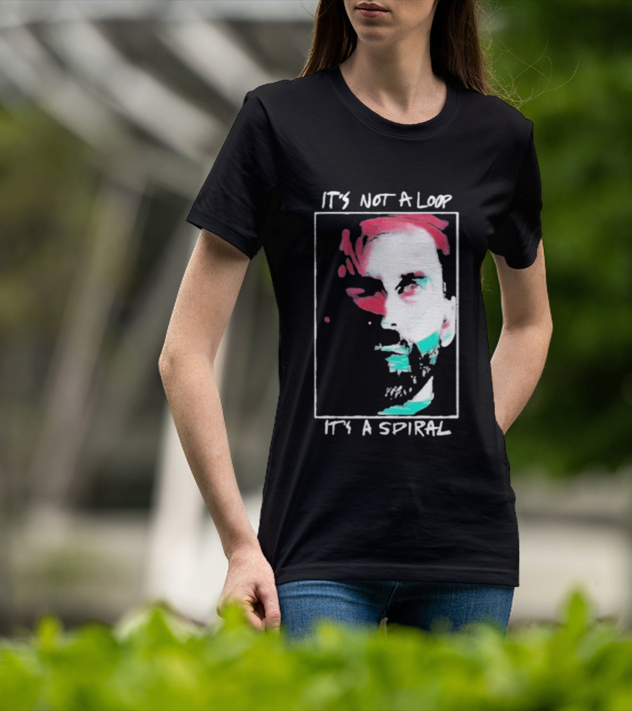 Alan Wake 2 It's Not A Loop It's A Spiral Portrait Style T-Shirt