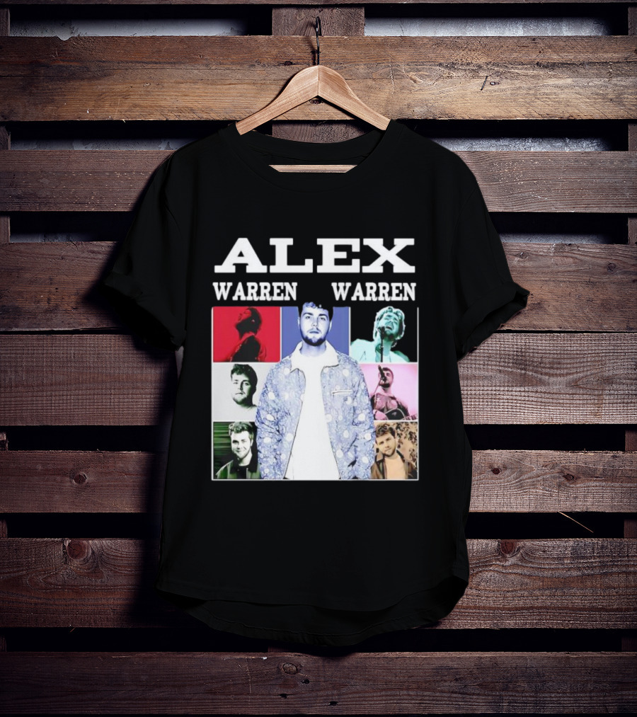 Alex Warren Tour Vintage Collage Style Photography T-Shirt