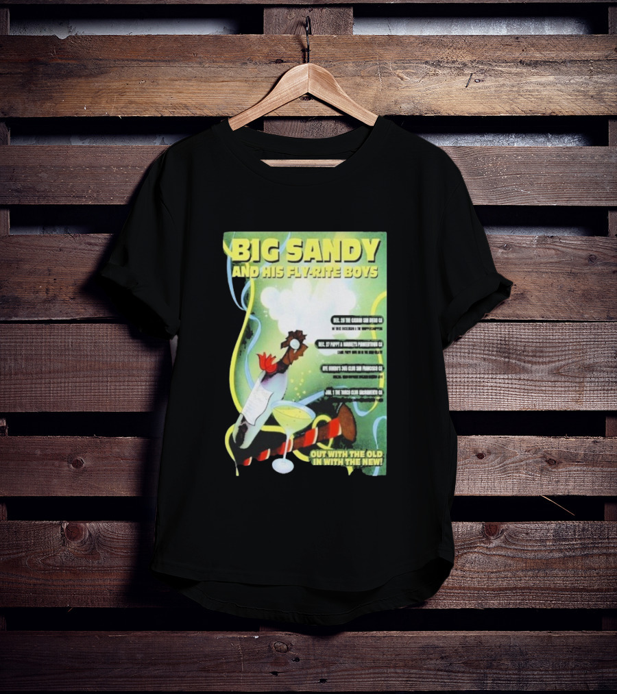 Big Sandy And His Fly-Rite Boys NYE Show 2025 San Francisco CA Event T-Shirt
