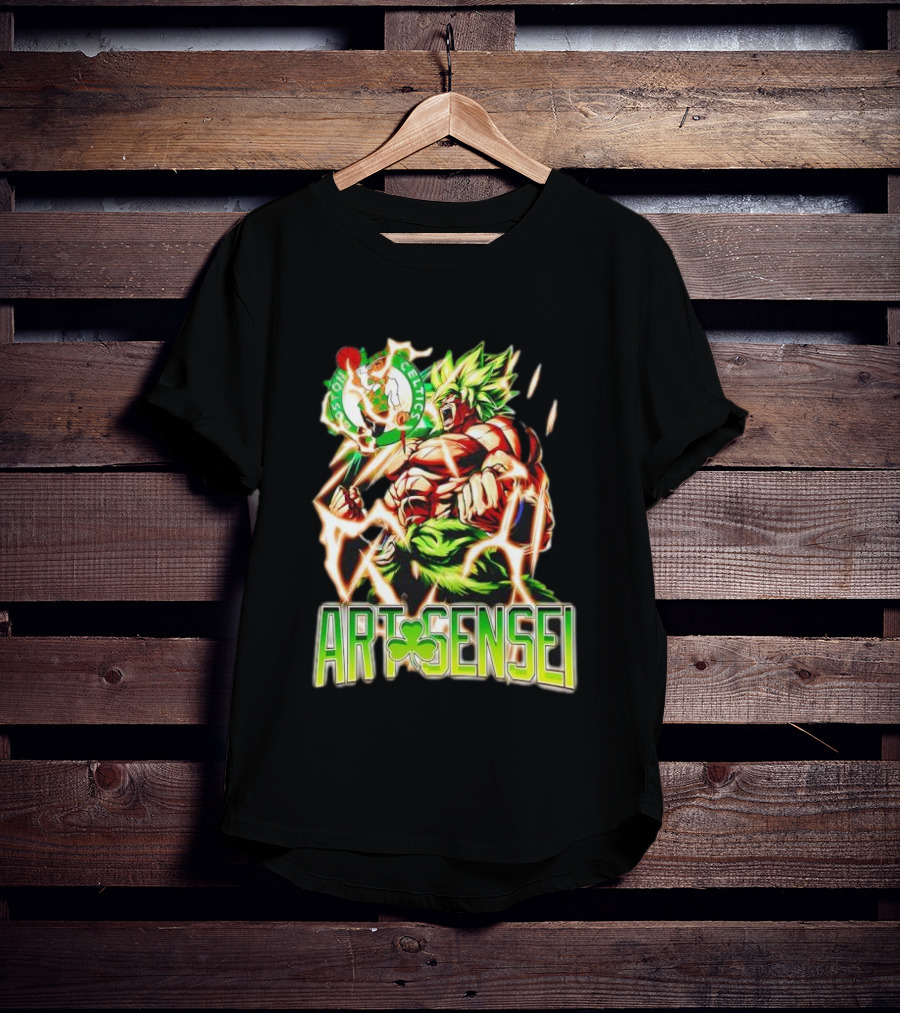 Dragon Ball Z Broly Boston Celtics Art Sensei T-Shirt