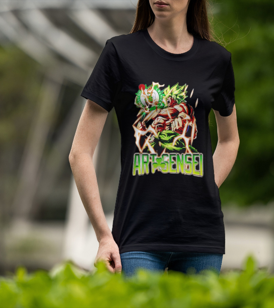 Dragon Ball Z Broly Boston Celtics Art Sensei T-Shirt