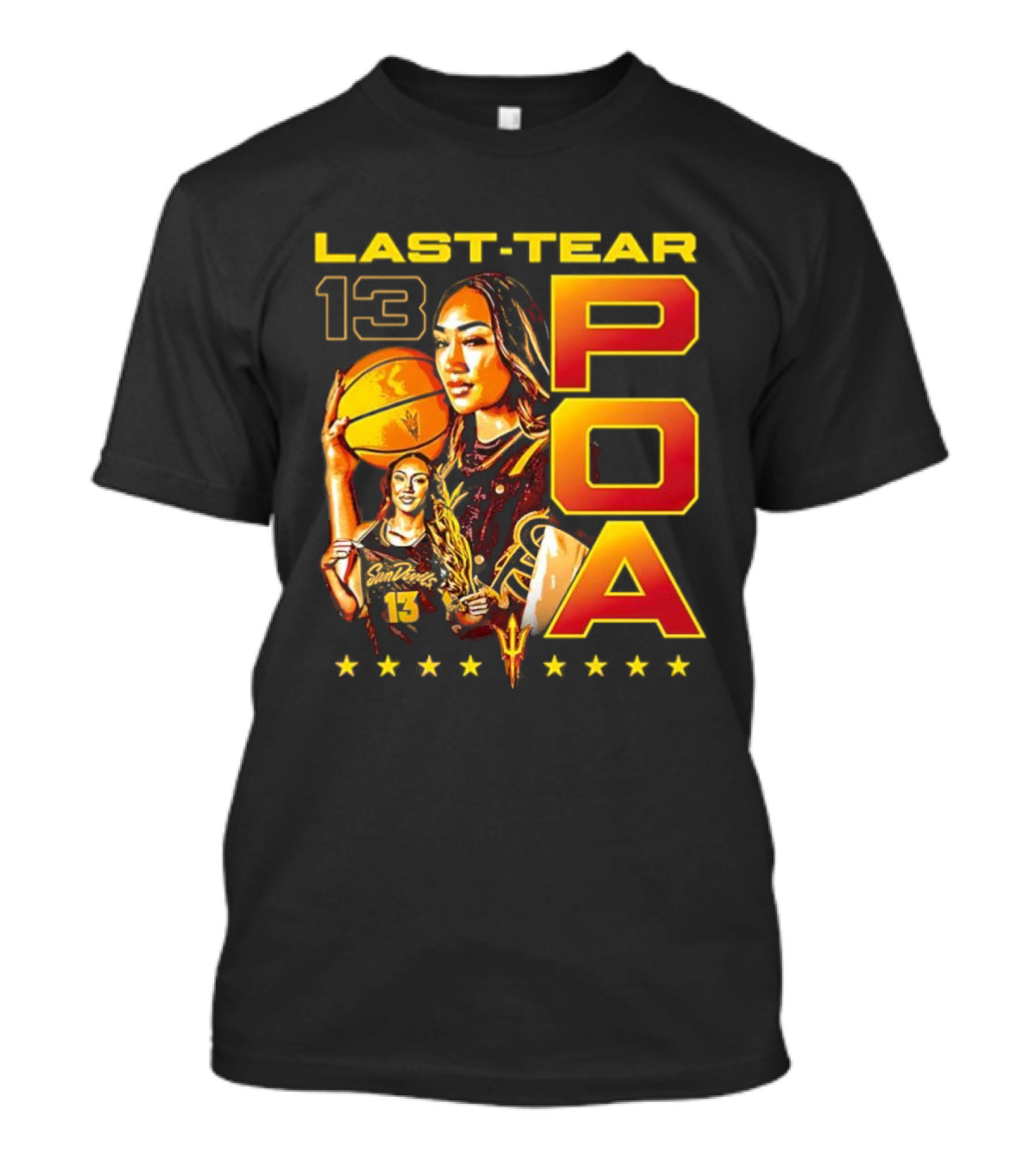 Last Tear 13 POA Arizona State Sun Devils Women's Basketball T-Shirt