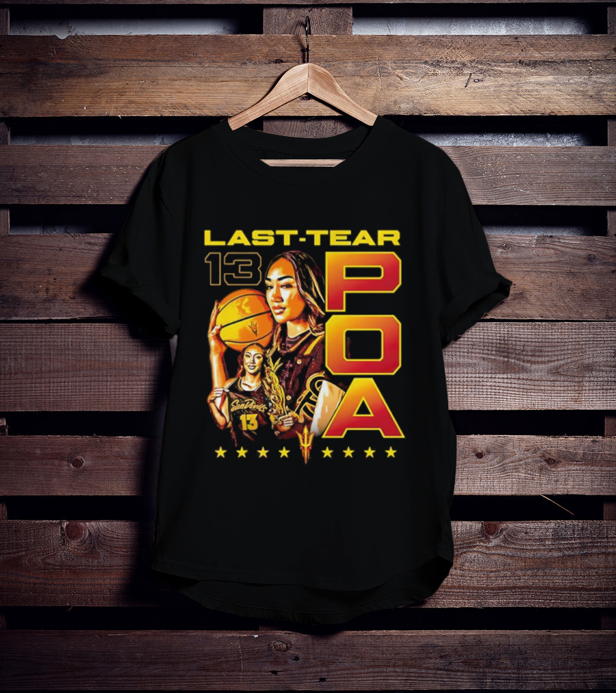 Last Tear 13 POA Arizona State Sun Devils Women's Basketball T-Shirt