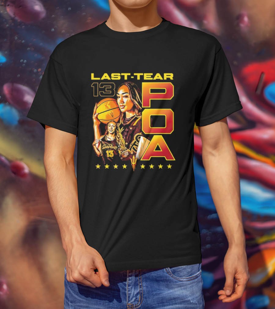 Last Tear 13 POA Arizona State Sun Devils Women's Basketball T-Shirt