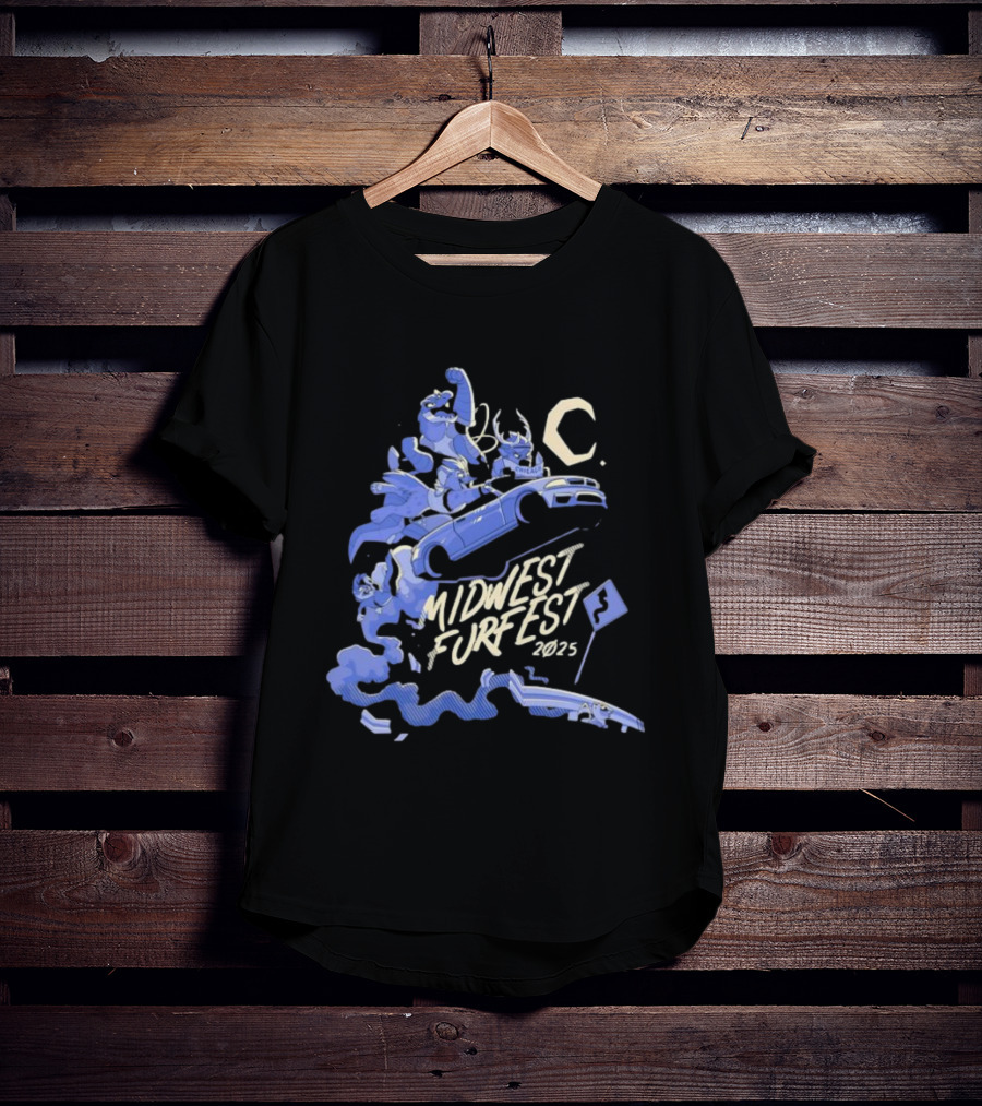 Midwest FurFest 2025 Chicago Racing Theme With Furries T-Shirt